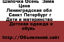 Шапочка Осень -Зима  › Цена ­ 350 - Ленинградская обл., Санкт-Петербург г. Дети и материнство » Детская одежда и обувь   